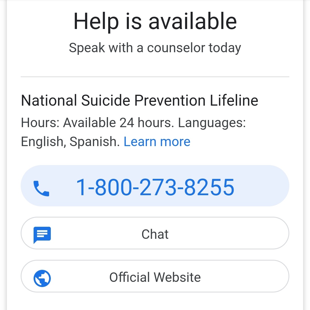 trigger warning// su*cidethis is the number to the su*cide prevention hotline. i know calling can be scary but it will be worth it.