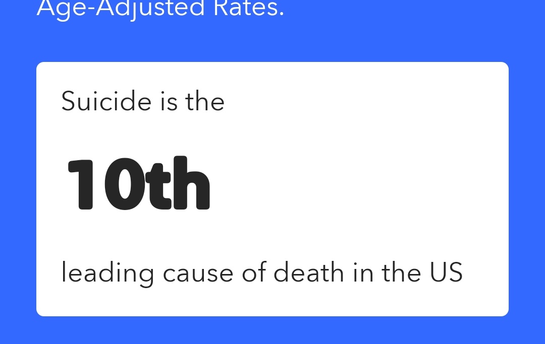 trigger warning // su*cidesu*cide is the 10th leading cause of de*th in america. in the u.s. alone in 2018 there was estimated 1.4 million su*cide attempts. more are happening all over the world. this is serious. their lives matter. your life matters.