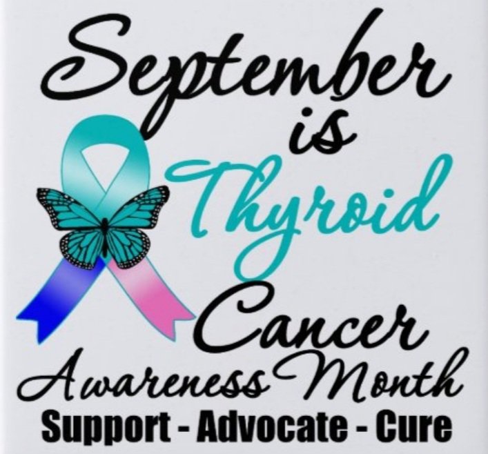 AnnetteZ_SW's tweet photo. #thyroidcancerawareness #getyourthyroidchecked #thyroidcancersurvivor https://t.co/Lu9yMirI7s