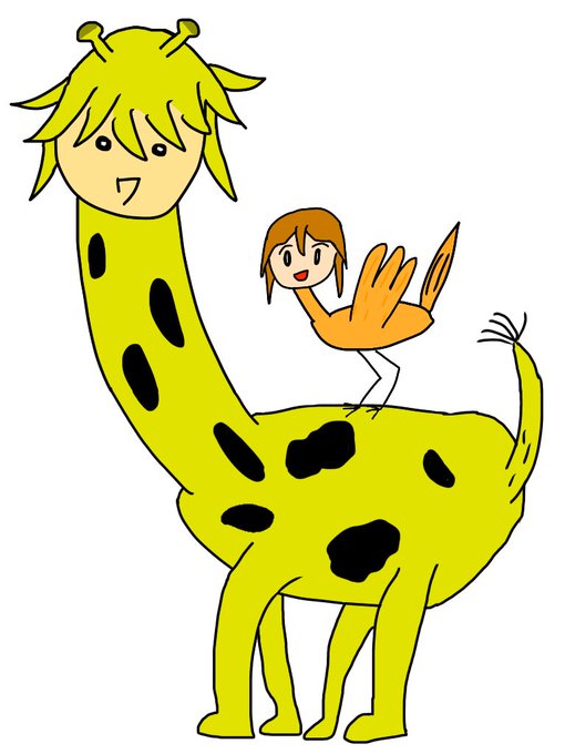 人面鳥のtwitterイラスト検索結果