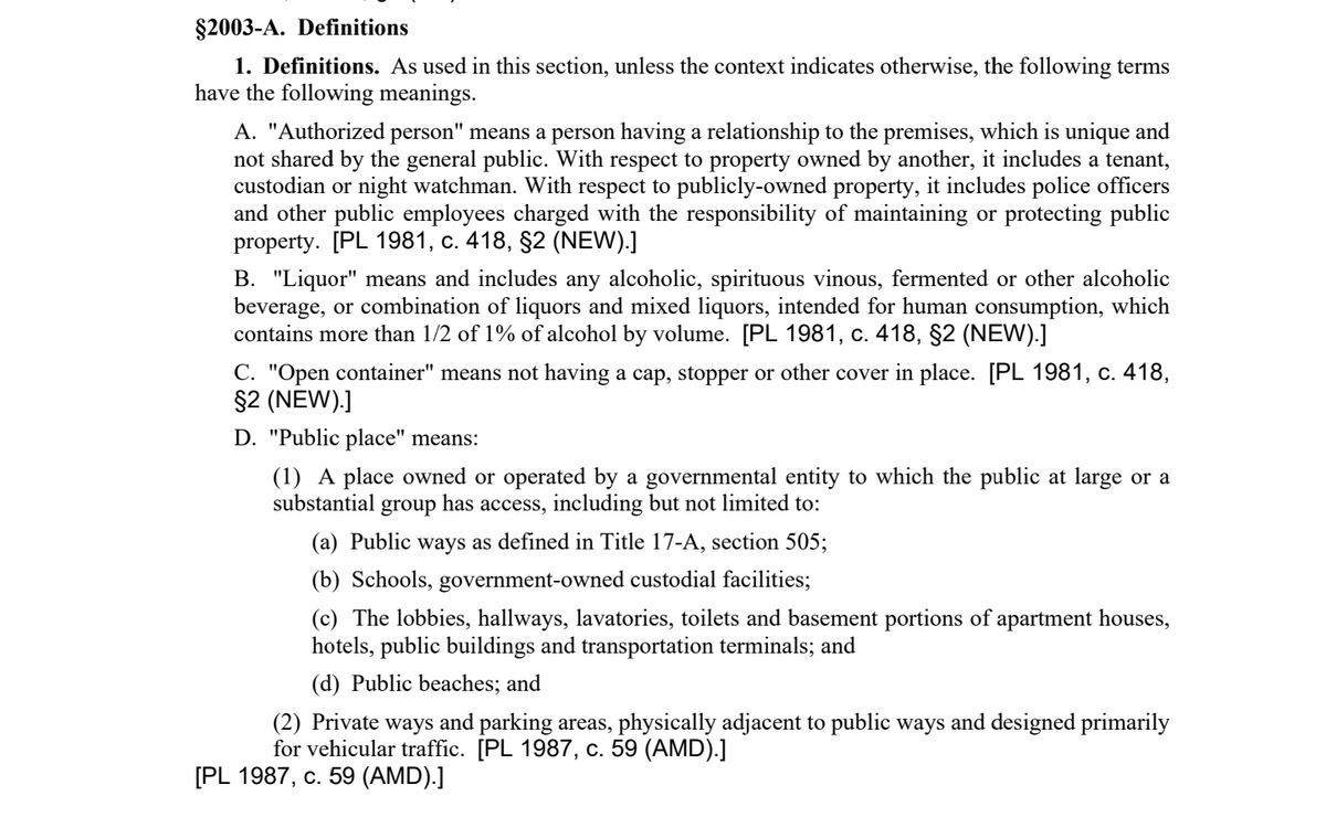 Next step: when you write your legislators, be specific.Tell them what you want.Start by looking up the problem statute.Include a copy with written correspondence, or a link with email to the statute.Here we're talking about Title 17, §2003-A.