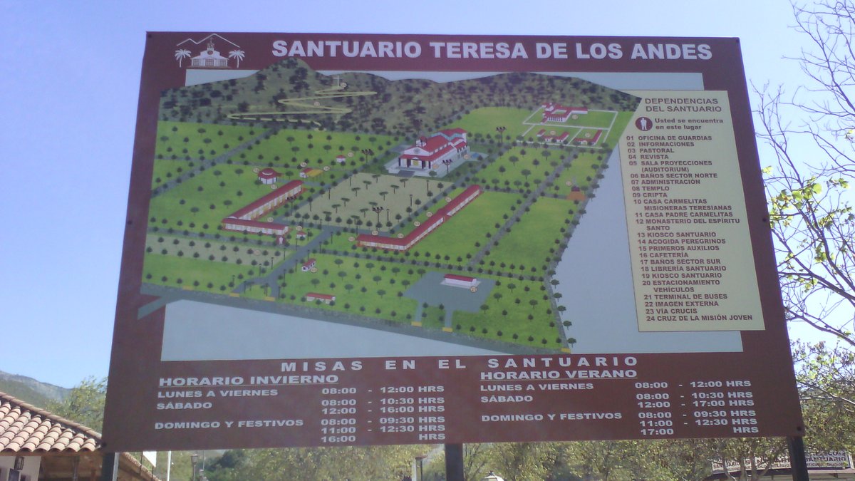 KAracena2's tweet photo. Los Andes, Chile // Santuario de Santa Teresa. 
Enorme terreno para disfrutar de la paz y tranquilidad #SantaTeresadeLosAndes #Chile #Silencio https://t.co/rEK6R2HdE8