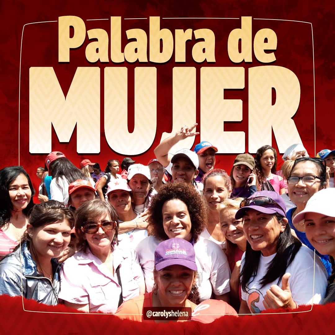 carolyshelena's tweet photo. Quiero agradecer profundamente a nuestro Presidente @NicolasMaduro por confiarme la responsabilidad de acompañar a las mujeres venezolanas de base, la lucha por sus derechos y por la igualdad de género y por la no discriminación. ⁣
⁣ https://t.co/pMePhKPfeW