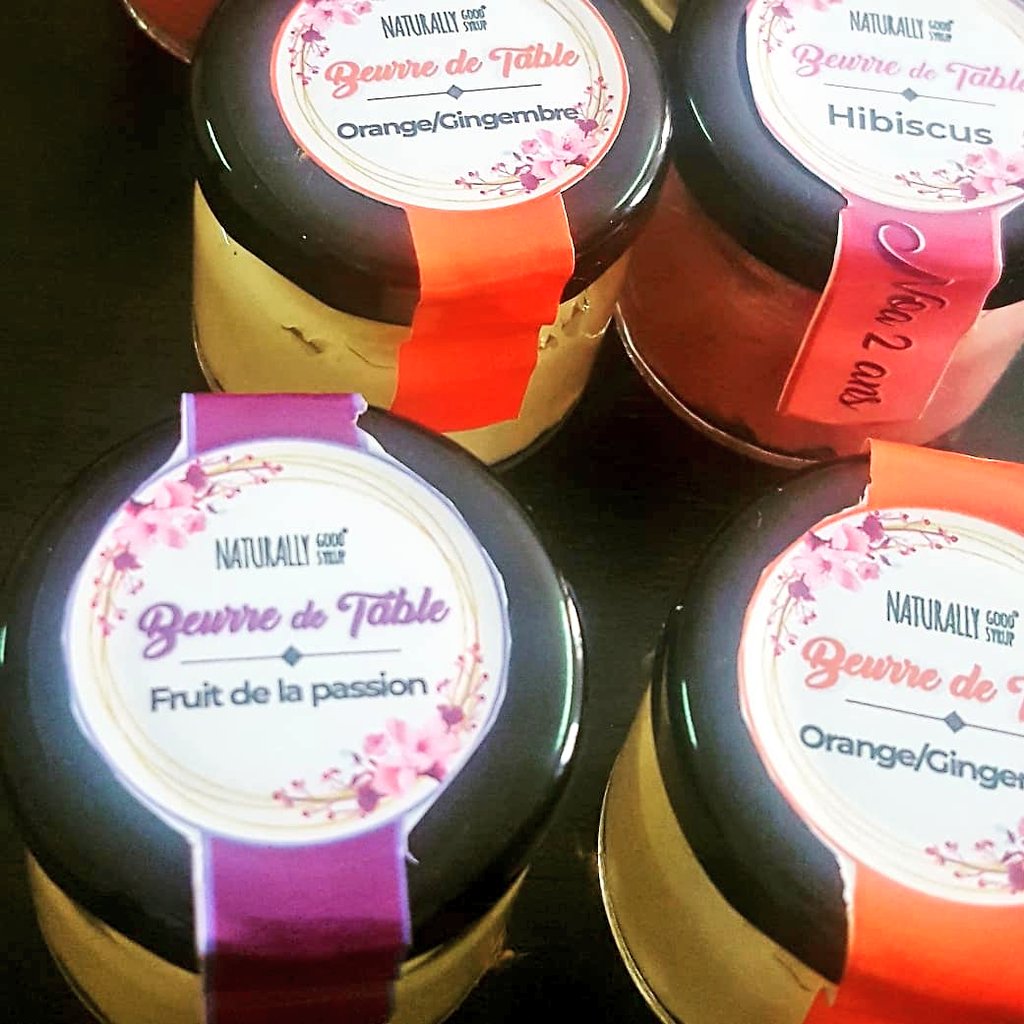 NaturalSyrup's tweet photo. Vous ne verrez plus votre beurre de table de la même façon:
Beurre d 'hibiscus
Beurre au Fruit de la passion 
Beurre Gingembre/Orange 
25mg de saveur onctueuse à déguster sur du pain, dans un sandwich, sur des crepes au petit déjeuner ou en collation.

cc @ASENIA_MIC
@Marikaa_cm https://t.co/SpkJnTGk10