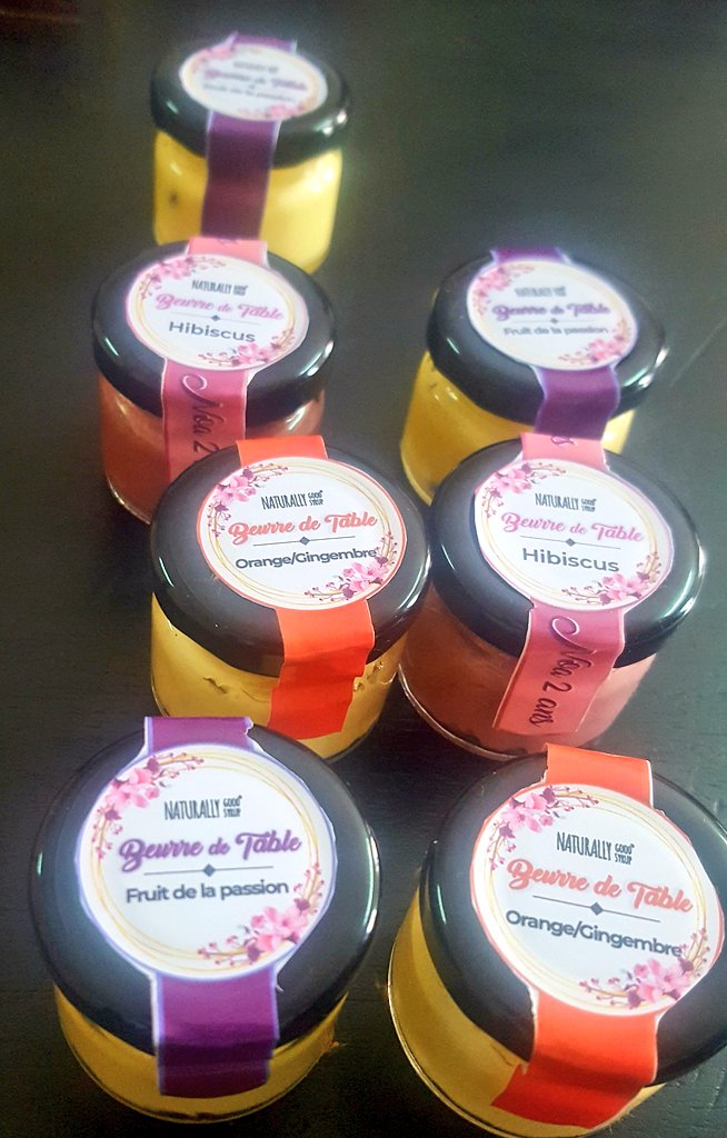 NaturalSyrup's tweet photo. Vous ne verrez plus votre beurre de table de la même façon:
Beurre d 'hibiscus
Beurre au Fruit de la passion 
Beurre Gingembre/Orange 
25mg de saveur onctueuse à déguster sur du pain, dans un sandwich, sur des crepes au petit déjeuner ou en collation.

cc @ASENIA_MIC
@Marikaa_cm https://t.co/SpkJnTGk10