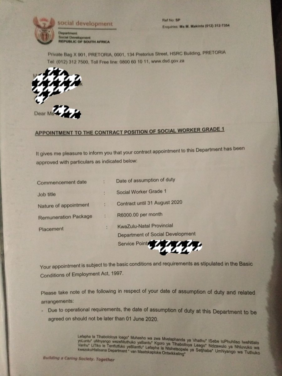 unemployedSWSA1's tweet photo. @AlexMthiyane @Ukhozi_CA @eNCA @HermanMashaba @IsolezweNews @EFFSouthAfrica @CyrilRamaphosa @PresidencyZA @The_DSD @masangobridget1 @SABCNews @SundayTimesZA @NEHAWU  #unemployedsocialworkers #weneedAnswers @daphney_ms can you claryfy who are those employed SW https://t.co/8r2aYypQvM