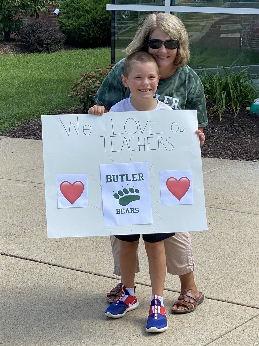 CBButlerElem's tweet photo. An intense couple of weeks - but the Butler Bear children deserve our focus!  Everything we are trying to do was reaffirmed with an amazing tribute from our Butler families. Thank you to all who helped give our teachers the feelings of being invincible! BE-1 Family - See you 9/8! https://t.co/0vnbNSY6Ng