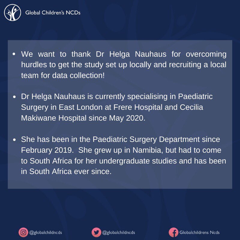 🔊Today we would like to shout-out Dr Helga Nauhaus! 

Thank you for your valued contribution!

#paedssurg #some4pedsurg #oncology #surgery #paediatrics
