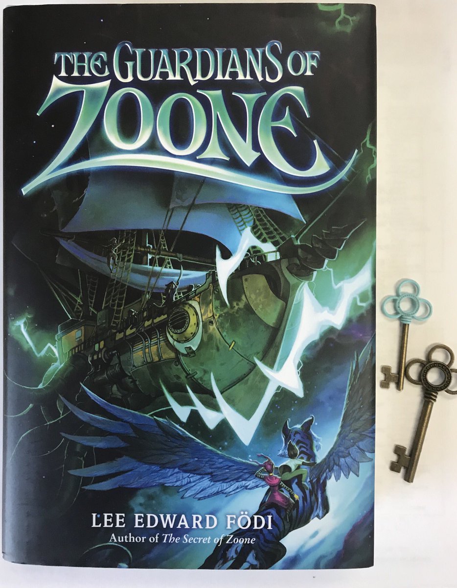 m_sni's tweet photo. Happy Birthday to me!  A signed copy of The Guardians of Zoone along with some keys to the Multiverse! Thanks @marvan4 @leefodi   If your kids haven’t read Lee Fodi’s books yet, they are missing out! #zoone #kendrakandlestar #goodreads https://t.co/qBTiKikyVn