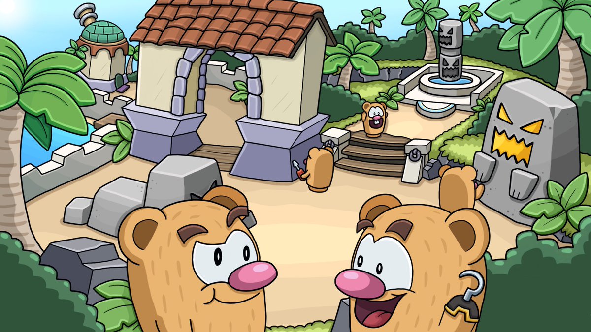 BoxCrittersPTBR's tweet photo. Obrigado ao @Duqo10 por desenhar o nosso novo banner do servidor, inspirado nos muitos vazamentos da sala da selva! https://t.co/cvZLZUQ4OS