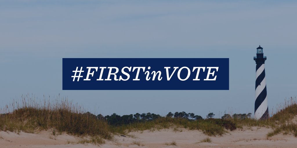 Fight4NC's tweet photo. North Carolina, we are #FirstinVote!

Ballots have started to drop in the Tar Heel state and it's time to start voting for @JoeBiden, @KamalaHarris and Democrats up and down the ballot! 

Get the info you need to have your voice heard: https://t.co/wEMaHnP3y3 https://t.co/9SJhZNPZ29