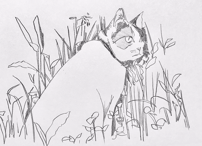 しげみのねこ
#sketch 