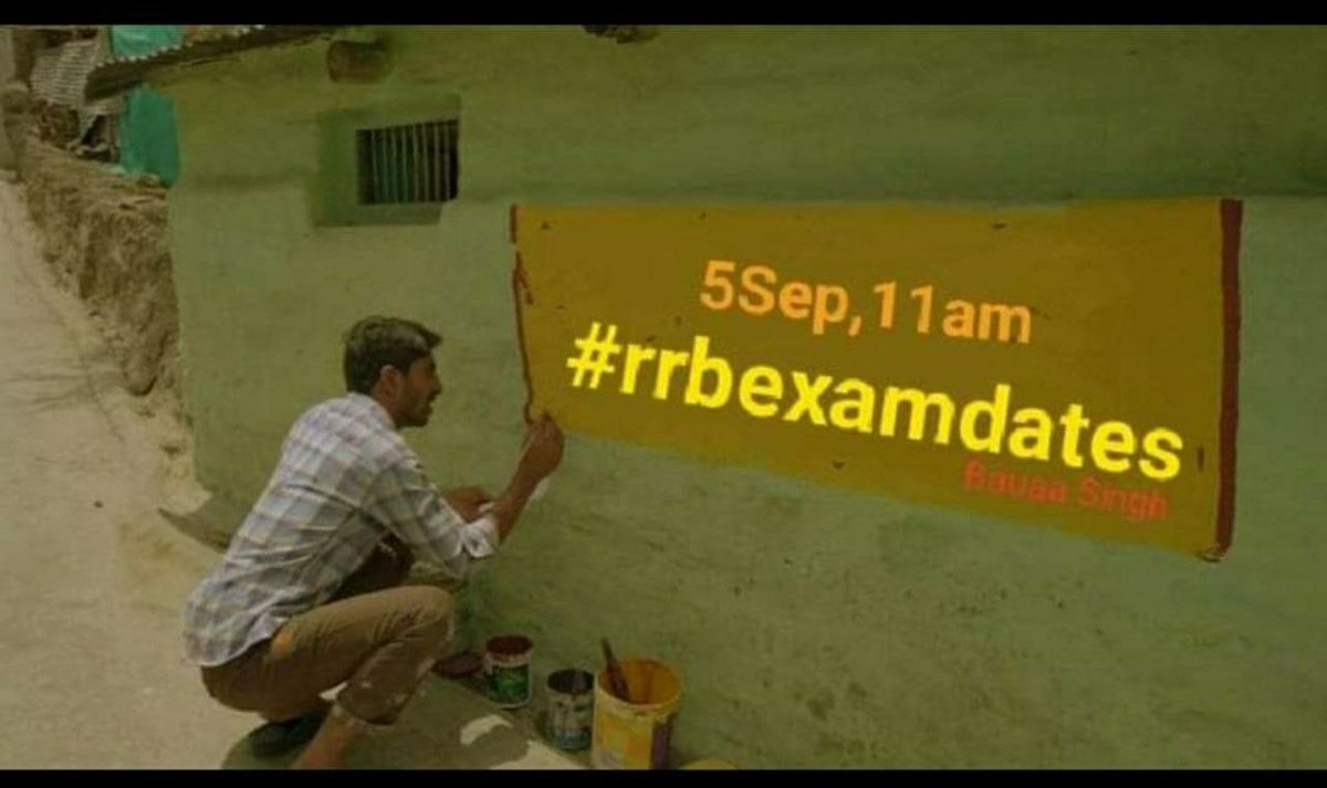 GaganPratapMath's tweet photo. तैयार हो ?
 एक बार सबको याद दिला दो - Retweet 🙏
5 SEP-11AM
Hashtag 👇
#speakup
#rrbexamdates
#SpeakUpForSSCRailwaysStudents 
◆◆◆◆◆◆◆◆◆◆◆◆◆◆◆◆◆◆◆ https://t.co/Wnzp8EEhFw