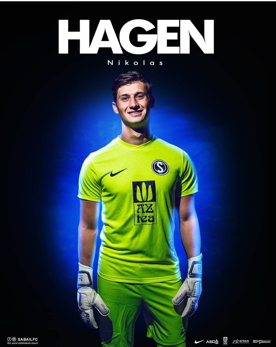 damefutbolguate's tweet photo. El portero guatemalteco Nicholas Hagen, es nuevo jugador del Sabail FC de la Liga Premier de Azerbaiyán.

Foto: IG/Sabail FC

#damefutbolymas #nichohagen #sabailfc 🇬🇹⚽🇦🇿 9️⃣6️⃣ https://t.co/zvUeO4cAKc