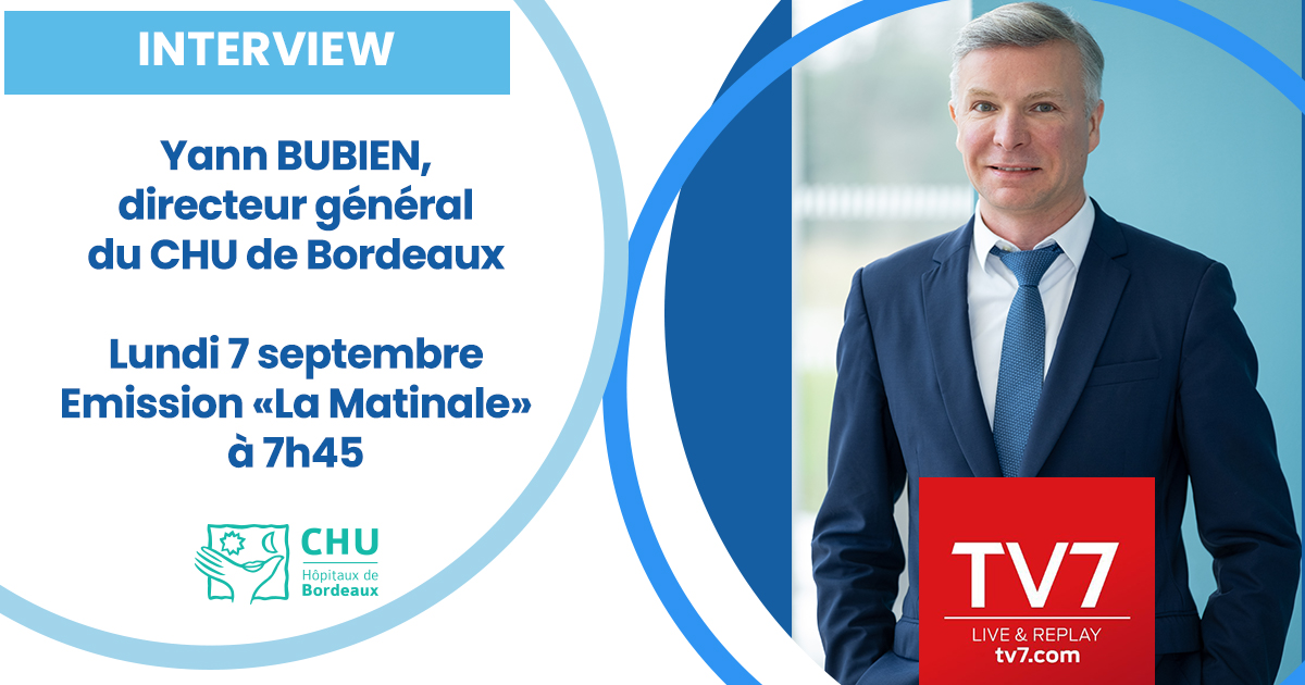 [EMISSION] 🔴Demain matin à 7h45, <a href="/yannbubien/">Yann Bubien</a> sera l'invité de @tv7bordeaux pour sa nouvelle émission la #matinale #rentrée #tvlocale sur la chaîne de télévision locale du groupe <a href="/SudOuest/">Sud Ouest</a> et <a href="/SO_Bordeaux/">Sud Ouest Bordeaux</a>
#Actualités #Médias #NouvelleAquitaine tv7.com