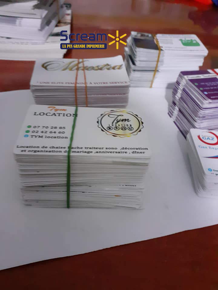 scream_imp's tweet photo. Du nouveau près de chez vous, 100 Cartes de Visites à 5000F. https://t.co/OW9tX3eoy5