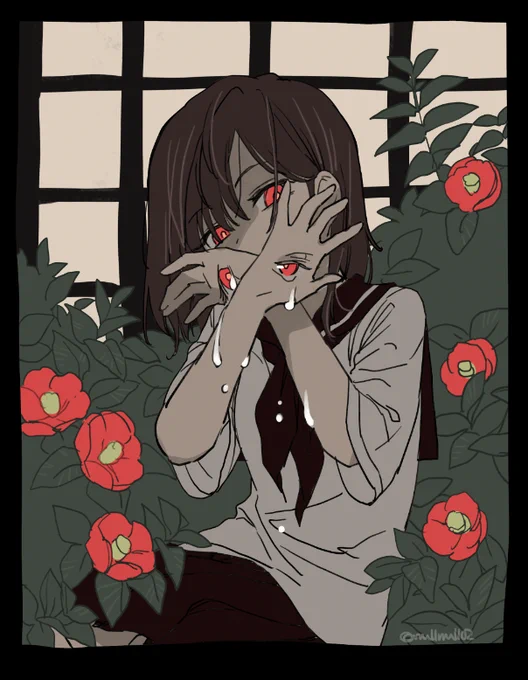 #人外版深夜の真剣お絵描き60分一本勝負
目は口ほどに 「4つ目」ちゃん 