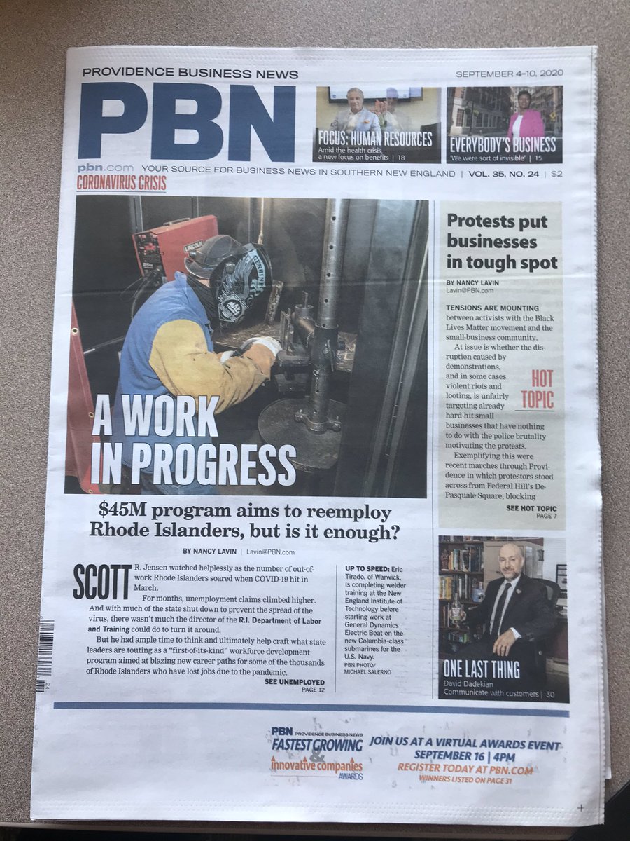 James_Bessette's tweet photo. Now the remix:
Guess what’s back... Back again....
PRINT IS BACK!!! Tell your friends!
Also, a shout-out to those who have supported us doing a digital edition for the last few months. Super appreciate it!
@ProvBusNews #PrintIsBack #SomeNormalcyReturning https://t.co/CoXhH2ydOT