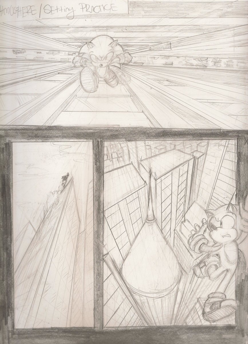I hope this gives some people hope
But I've been trying out for Sonic comic stuff since I was a teenager.
1. First comic page I submitted to Archie STH 2014
2. An Archie STH page redraw around 2015
3. Archie STH page redraw in 2017
4. IDW STH page in 2020