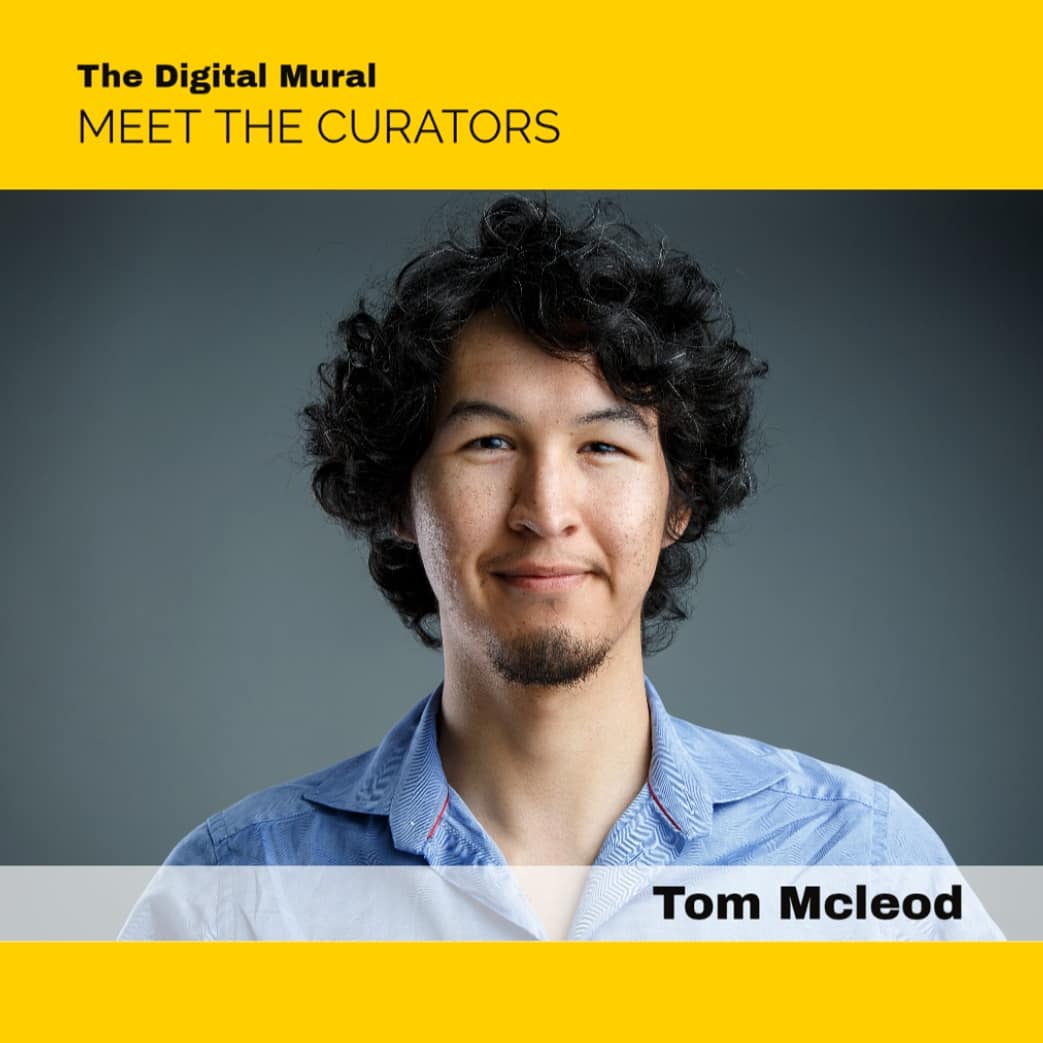 digital_mural's tweet image. Over the coming weeks we&apos;ll be introducing some members of our curatorial committee. Tom Mcleod is an Inuvialuk storyteller and multimedia artist based out of Toronto, Ontario and Aklavik, Northwest Territories in the Inuvialuit Settlement Region. #digitalmural #curator