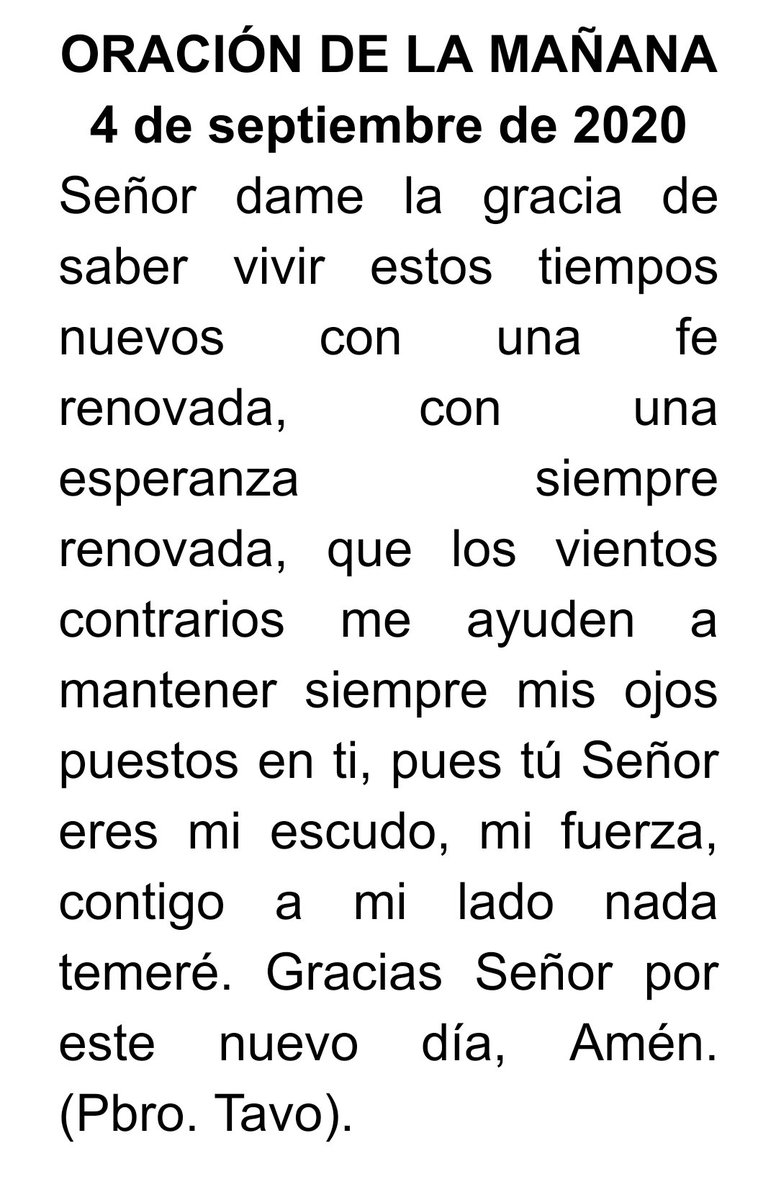 PadreOctaviano's tweet photo. Oración de la mañana https://t.co/SuP4yJ7okB