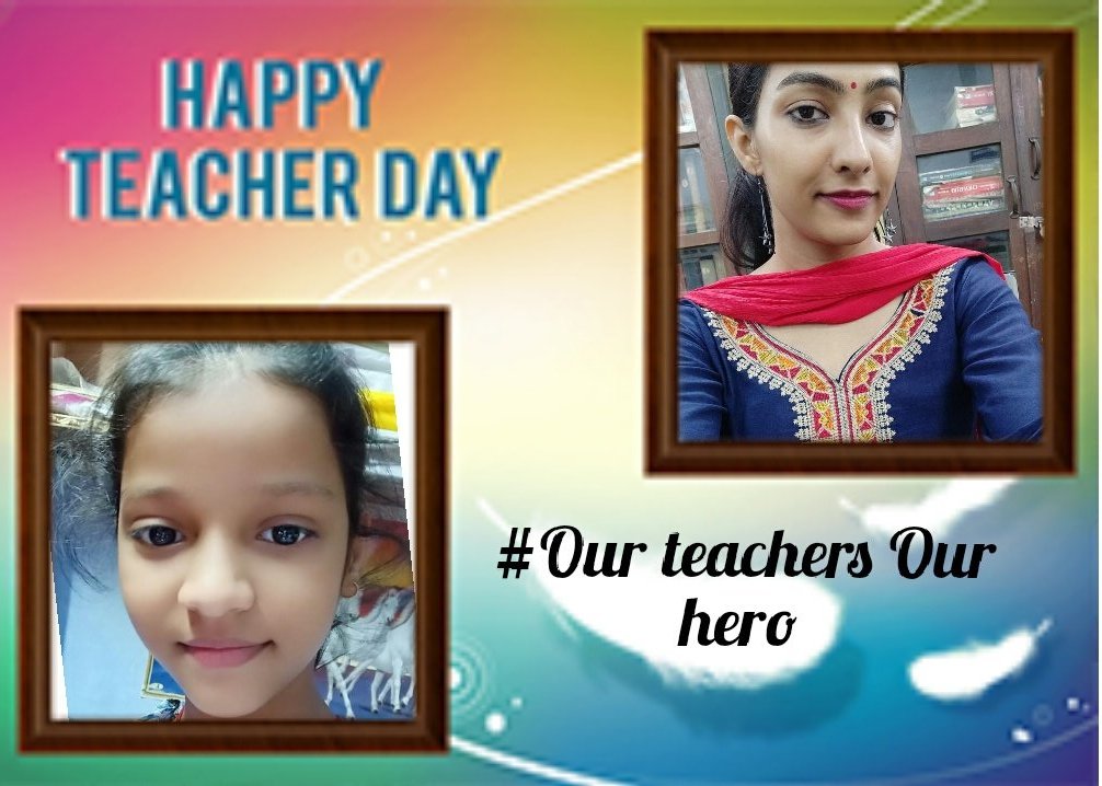 Sandhya19564302's tweet photo. Happy Teacher's Day #ourteacherourhero @MHRD @KVS_HQ @DeputyKvs @dkdwivedi63 @TPGaur1 @PrincipalFateh1 https://t.co/2aDoipTSS1