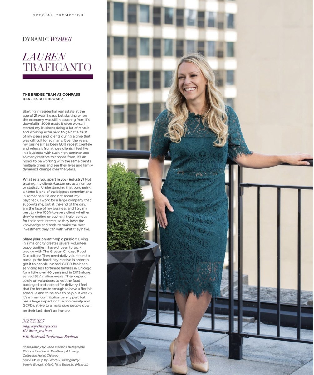 Bridge_Realtors's tweet photo. Our amazing agent Lauren Traficanto was featured as one of this year's CS Magazine Dynamic Woman. From the way she grows her client relationships to her philanthropic endeavors, we love having her be a part of Team Bridge!

Check out the feature here:
https://t.co/kqX5wmXJxb https://t.co/zRg9YRS1Fv