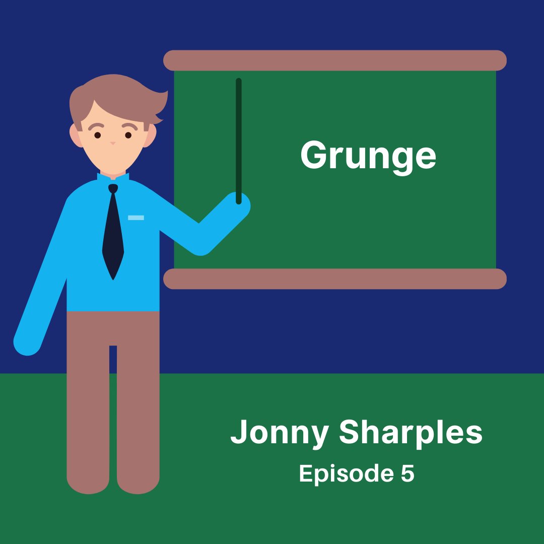 TheLessonPod's tweet photo. In Episode Five, @JonnyGabriel teaches Grunge

Audioboom: https://t.co/K1d23yO3Bc https://t.co/kdosnYdqPX