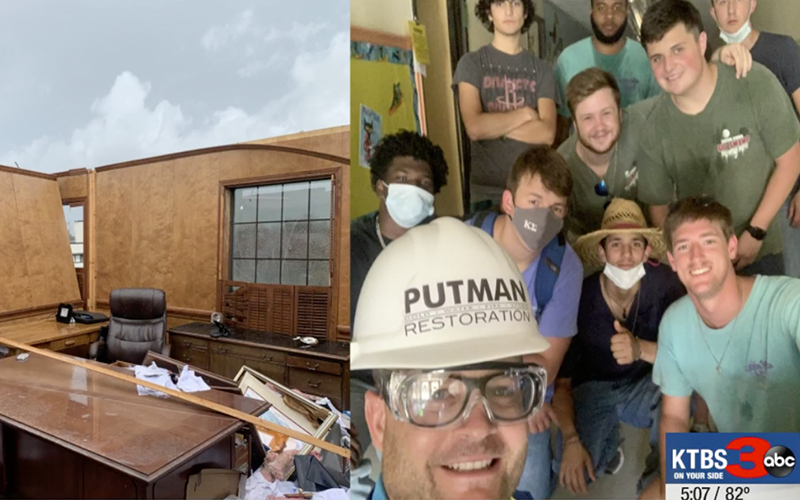 After Hurricane Laura hit last week, our brothers at <a href="/Theta_Mu_NSU/">Kappa Sigma</a> did not hesitate to aid in the efforts to rebuild their community. #kappasigmacares

Watch the interview here ➡ ksig.ma/32XBQwN