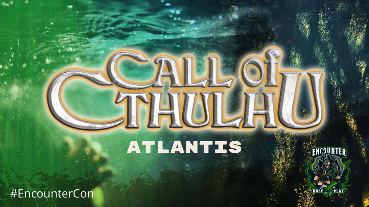 PennyforaTale's tweet photo. ICYMI our #EncounterCon Call of Cthulhu Atlantis game is now on youtube!
π https://t.co/bMeMQh9hHm
Feat: @Nymeria941 @HalfarsedHermit @Maori_Nerd @GirlieChai @Colin_C_Kelly @Darkwolfofteros
#ttrpg #CallofCthulhu https://t.co/C26hsnvB4h