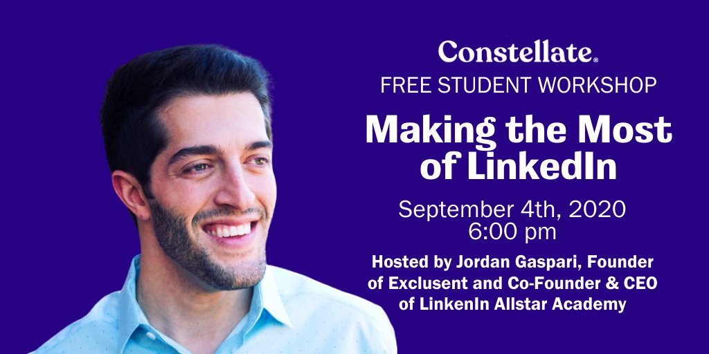 Constellate_AZ's tweet photo. Join us for our #freestudentworkshop this TONIGHT! RSVP at https://t.co/AzPompvwfb https://t.co/vCQi5ed10p