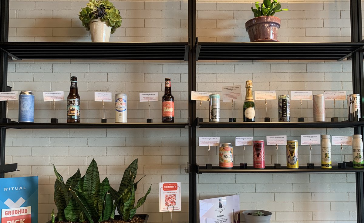 NonnasChicago's tweet photo. Sip, Sip, Hooray! We have drinks for take-away!

Ask our team about our current cocktail, beer, and wine offerings for carryout! https://t.co/sMSLhIuWHf