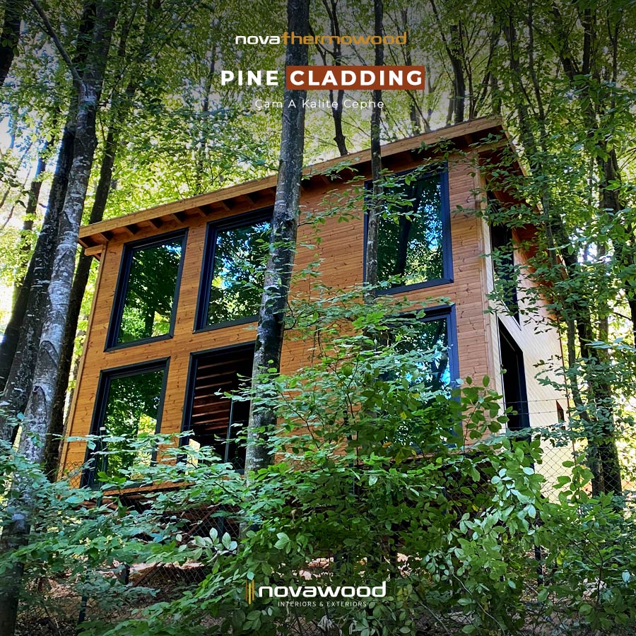 Novawood_AS's tweet photo. •Lokasyon/Location: Şile
•Ürün/Product: Nova-Çam A Kalite Cephe &amp; Nova-Pine A Grade Cladding / Nova-Çam A Kalite Deck &amp; Nova-Pine A Grade Decking

#novawood #novathermowood #thermowood #thermalmodification #outdoors #woodenfacade #deck #decking #sunshade #pine #pinecladding https://t.co/slzzg0Hqux