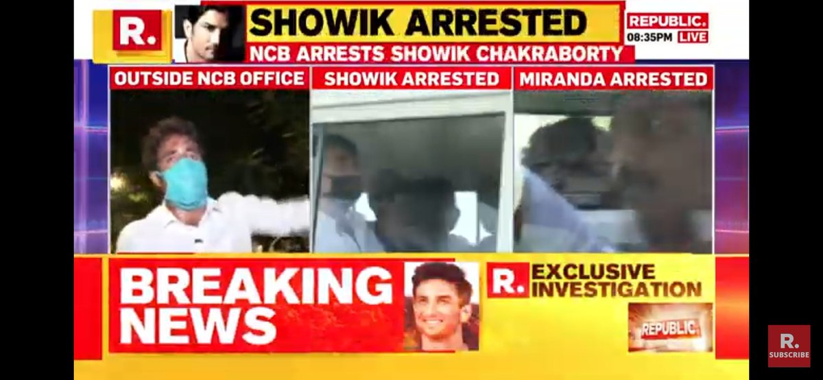 its_AkhilaSri's tweet photo. GOOD NEWS ๐
Showik chakrabroty got arrested by NCB ๐๐๐
#DrugeeRhea
#RheaRaided
#justuce4ssr https://t.co/rnXFt3Pk1r