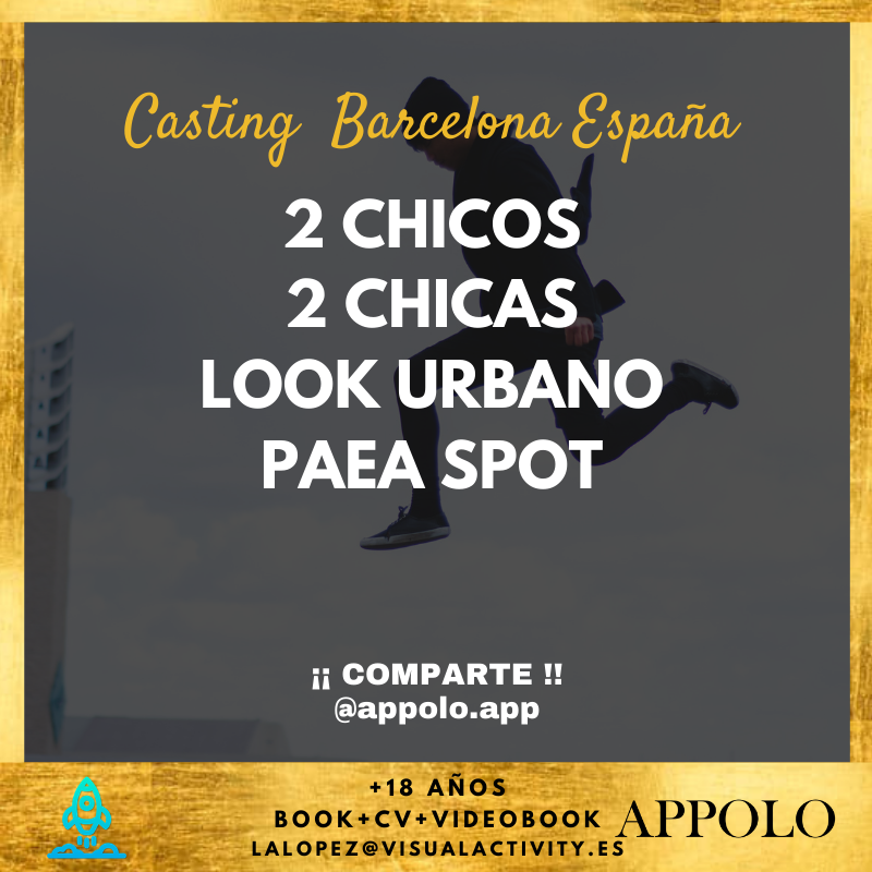 people_es's tweet photo. CONT: lalopez@visualactivity.es
.
Te darán más detalles
.
🔥Etiqueta a tus Amig@s en los comentarios 🔥
.
#actor #actriz #castingcall #actorslife #acting #modelo
#casting #castingbarcelona #castingmadrid
#castingespaña #cantante #bailaines #bailarin #artista https://t.co/7hUjj9VkhE