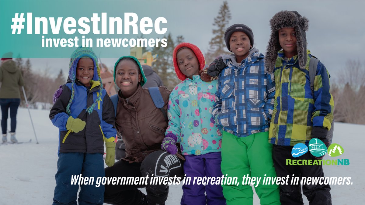 RecreationNB's tweet photo. An investment in recreation is an investment in newcomers. Supporting recreation among newcomer communities offers opportunities for individuals to build relationships & develop a sense of belonging. https://t.co/7vx1qeGLAu
#nbpoli #investinrec #recandsportmatter #Nbelxn https://t.co/Imk2lgnrRX