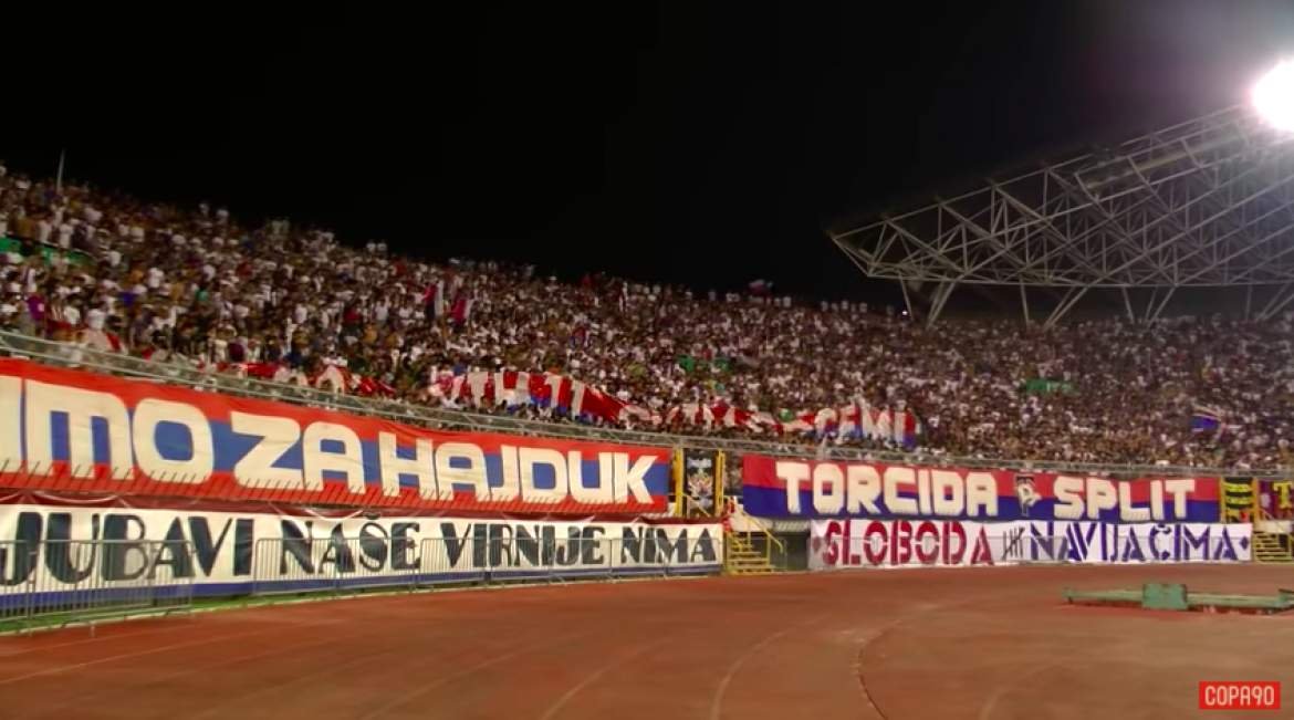 Datito de color: Los ultras del Hajduk Split se hacen llamar "la Torcida", tomando ese nombre de los barras brasileros como homenaje a la pasión que los primeros ultras vieron en ese país.