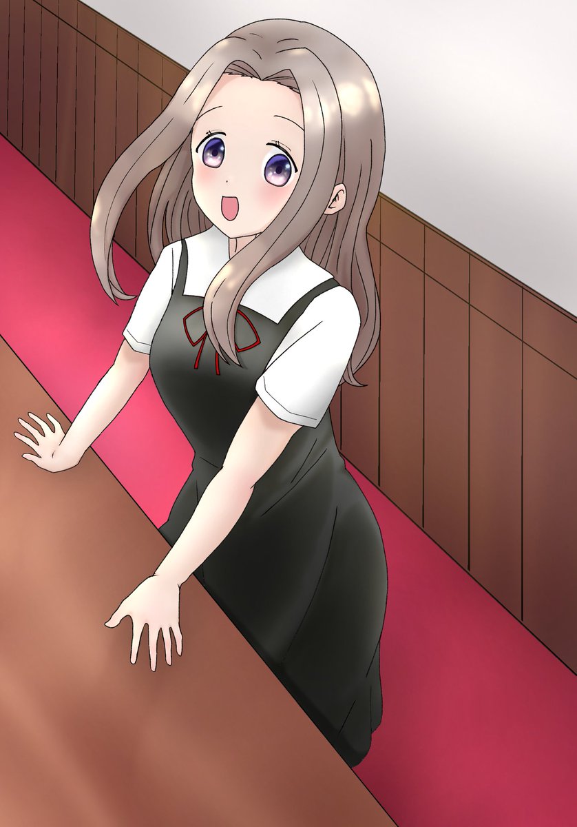 「紀かれんちゃん描けた(✽'ཫ`✽)かれん可愛い(定期) #かぐや様は告らせたい 」|甘指 さっきーのイラスト