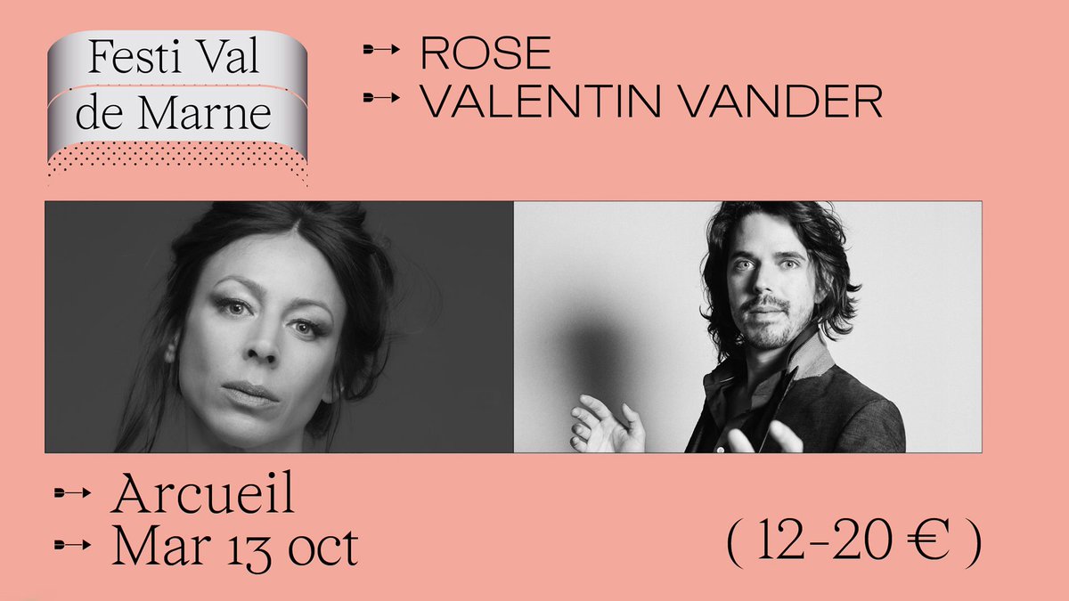 Retrouvez moi en première partie de <a href="/rosekeren/">Rose</a> le 13 octobre prochain à l'occasion du FestiVal de Marne !! 
Billetterie ouverte depuis aujourd'hui ici : urlz.fr/dK7U