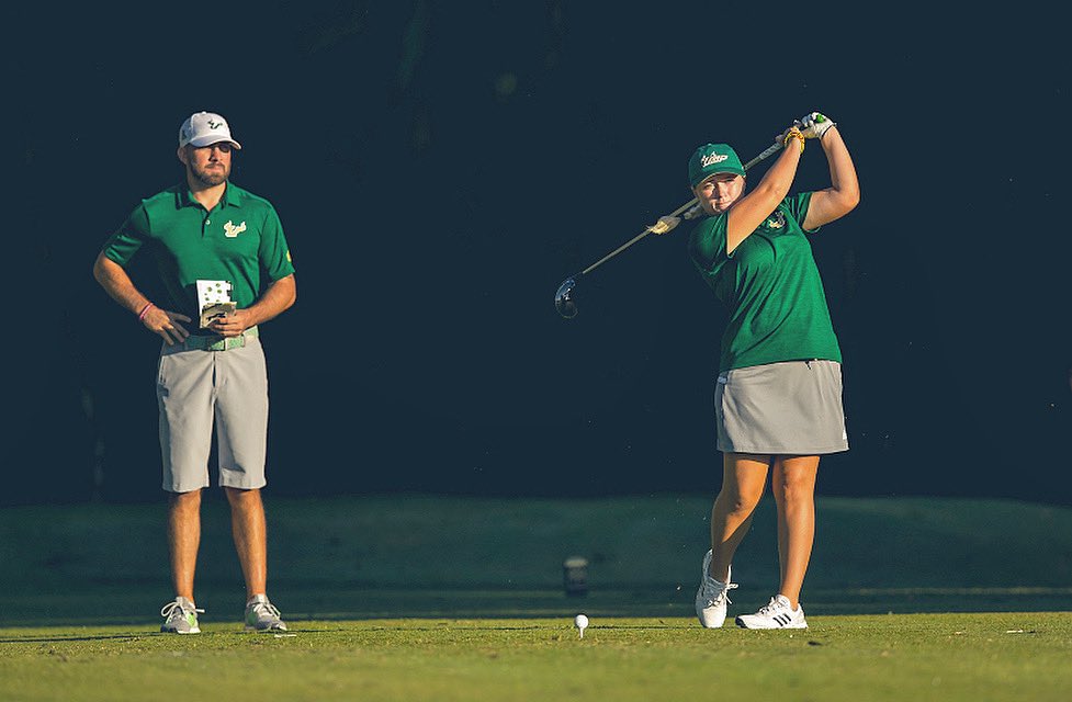 CoachStevensUGA's tweet photo. Happy #CollegeColorsDay🟢🟡‼️

Proud to represent the @USFAthletics colors every day with such great people. Huge S/o to @USF_Equipment for always having us look 🔥

#TheUprising🤘 https://t.co/PlMcl5hAQJ