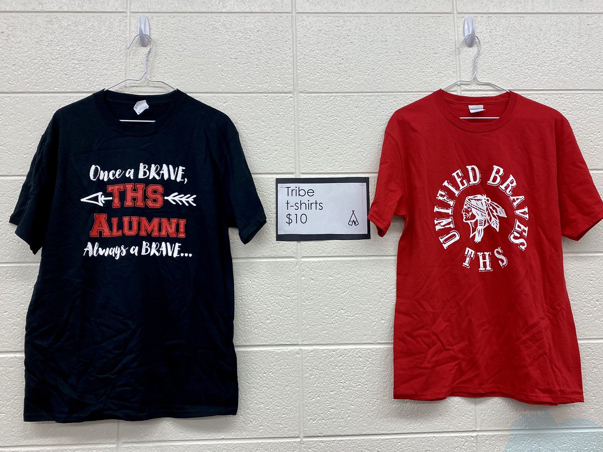 We have a very limited supply of TRIBE &amp; UNIFIED sports t-shirts still available. The Unified shirt also comes in dark heather gray. All shirts are $10 each! Stop by room 162 to purchase!! ❤️🖤