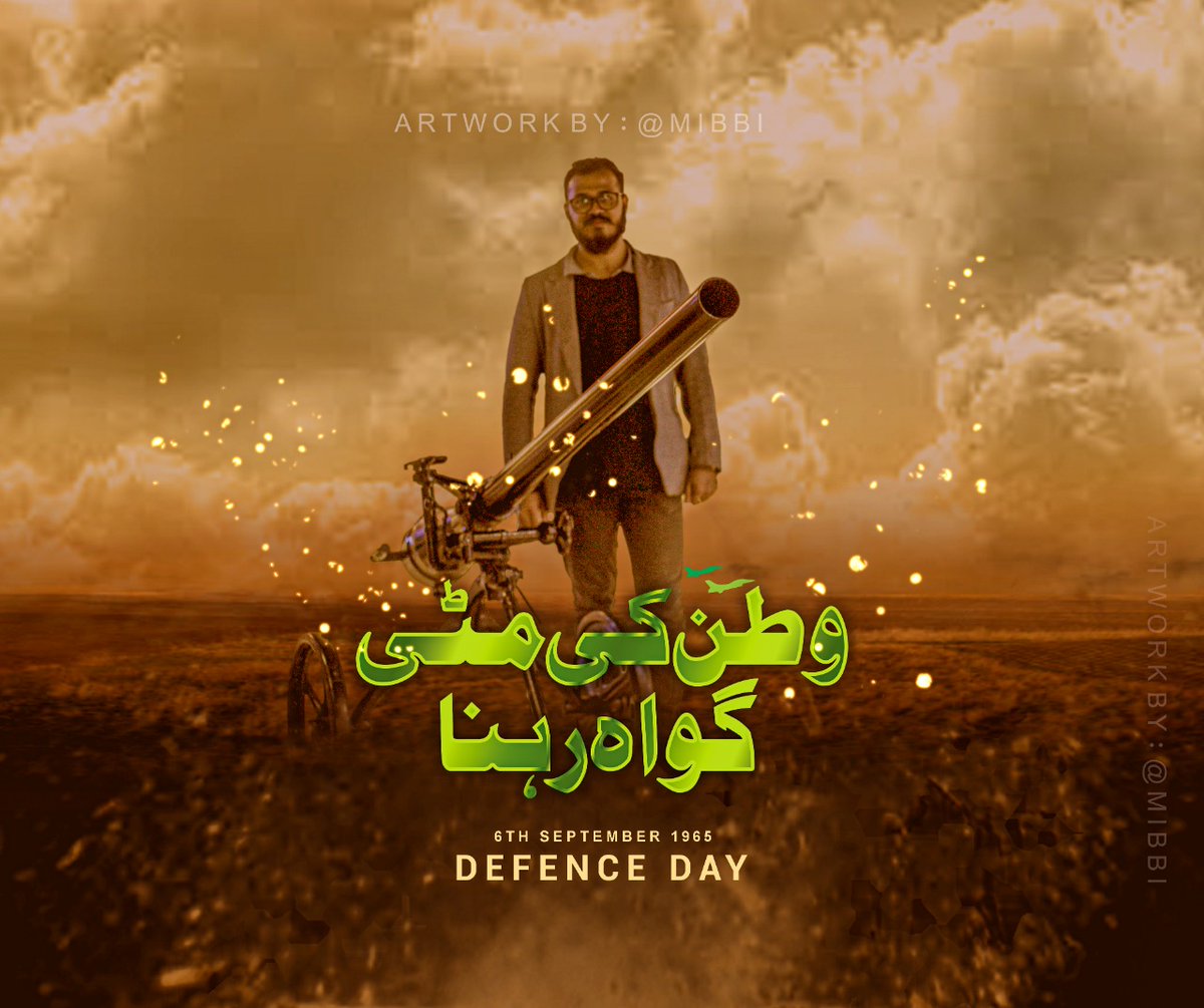 creatiphate's tweet photo. وطن کی مٹی گواہ رہنا!

#6September #defenceday #PakistanZindabad #ottomancreatiphate #mibbiartfolio #creativeart https://t.co/Tmwh2FDdtd