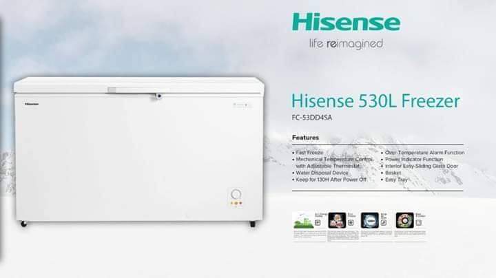 TechsterAG's tweet image. Just in
hisense 130 ltrs freezer -630k
hisense 190 ltrs freezer -799k
hisense 260 ltrs freezer -999k
hisense 330 ltrs freezer -1.1m
hisense 400 ltrs freezer -1.2m
hisense 530 ltrs freezer -1.95m
hisense 600 ltrs freezer -2.4m

Call or whatsapp 0704772802