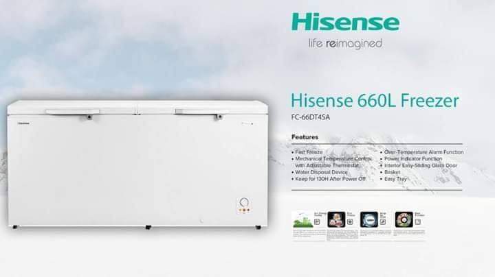 TechsterAG's tweet image. Just in
hisense 130 ltrs freezer -630k
hisense 190 ltrs freezer -799k
hisense 260 ltrs freezer -999k
hisense 330 ltrs freezer -1.1m
hisense 400 ltrs freezer -1.2m
hisense 530 ltrs freezer -1.95m
hisense 600 ltrs freezer -2.4m

Call or whatsapp 0704772802