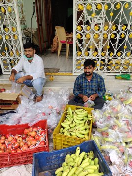 fruits distribution at quarantine centre, grocceries and annadhanam at oldage home by our Janasainiks  #JanasevaJanasuraksha