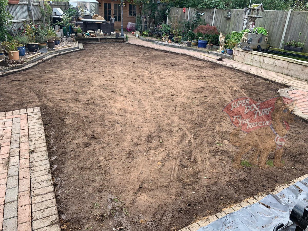 SuperDogTurf's tweet photo. Clear: Amazing transformation of a tired worn out muddy garden, ready for very happy dogs to use everyday, all year round #SuperDogTurf to the rescue again! https://t.co/DrG3HGUY35 https://t.co/dz03hZ1ag1