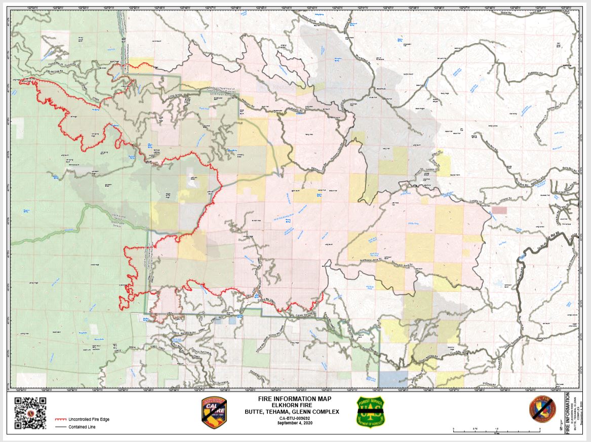 CALFIRETGU's tweet photo. 9-4 Maps #ElkhornFire #TGULightningComplex #ButteLightningComplex #CALFIRETGU2020 https://t.co/5kk0aNji4z