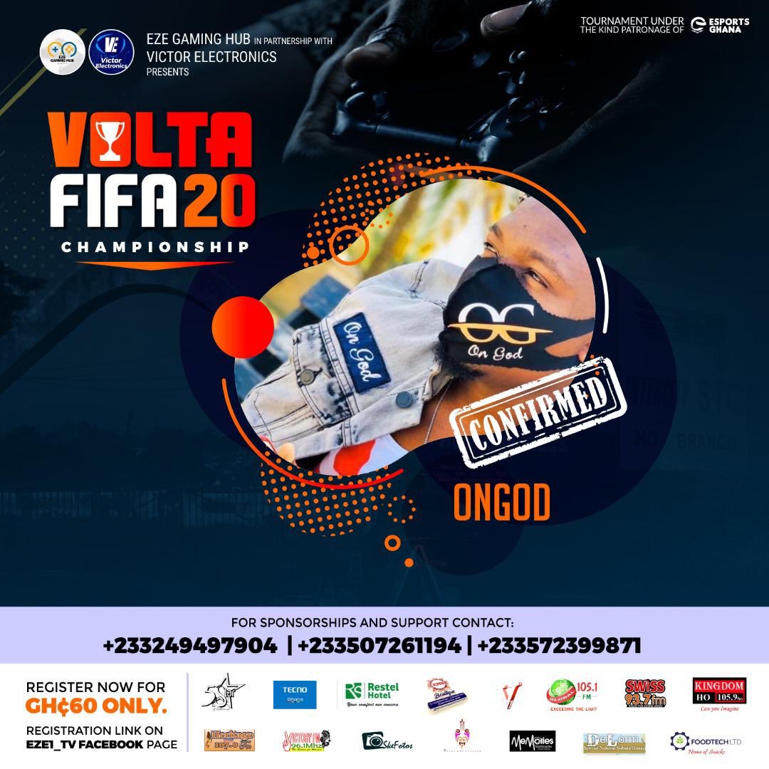 mosesblay2's tweet photo. Okay Let's Do This Tomorrow Guys, If You Are In Or Around Volta Let's All Meet At 5 Star Pub On The Ho Technical University Road
Come Support #TeamOnGod Let's Win This!!!
#VoltaFifa
#VoltaFifa20Championship
#EzeGamingHub
#Eze1TV
#OnGod
#OnGodClothingAndEvents https://t.co/ytBK26Z5RR