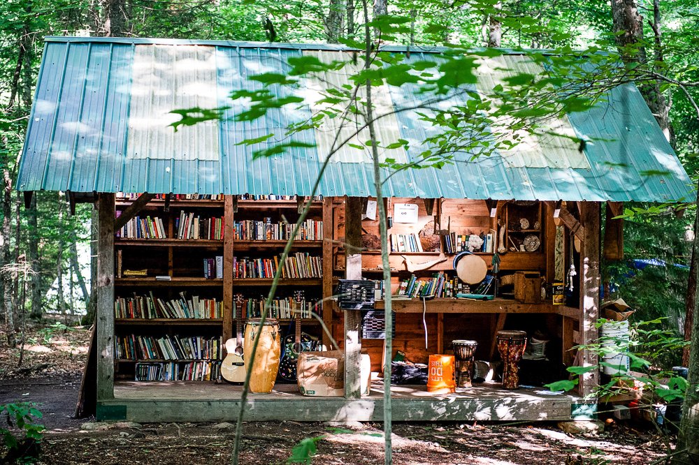 While so much of Flying Cloud is living on the land and creating from what's around you, there is also magic like this. This space goes really well with an unscripted afternoon.
