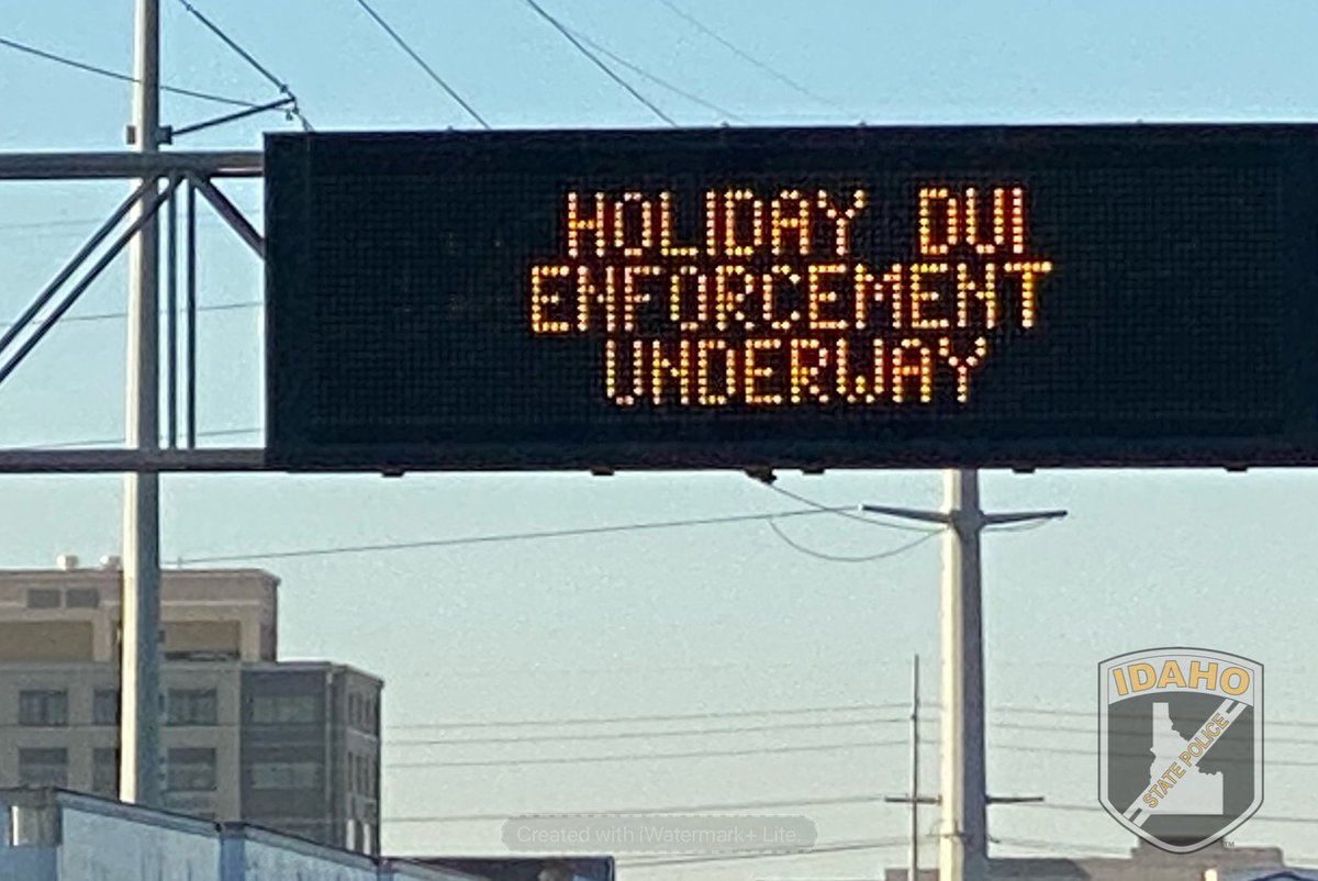 Please share. Extra patrols from ISP and local law enforcement will be out all weekend looking for impaired drivers. The goal: keeping Idaho families safe and whole. Thank you for planning ahead to drive sober. #DriveWellIdaho <a href="/IdahoITD/">Idaho Transportation Department</a>